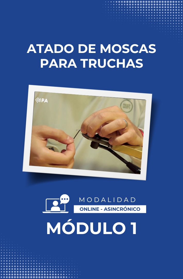 Atado de moscas para truchas - Módulo 1